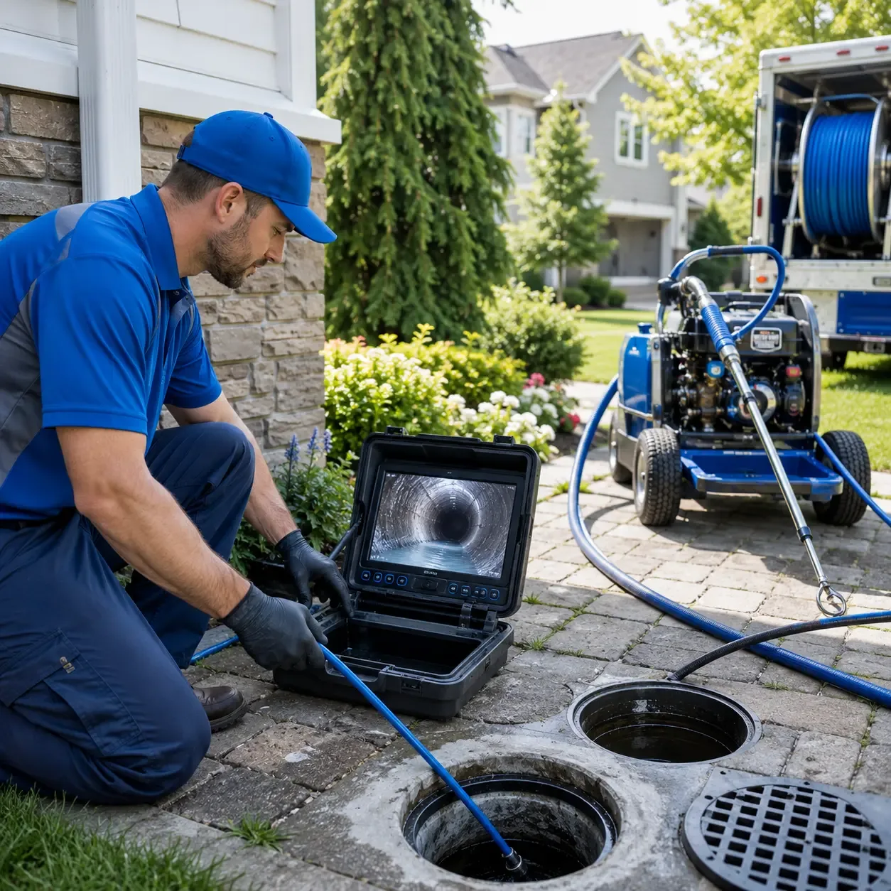 Outdoor drain cleaning professionals serving Amory, MS